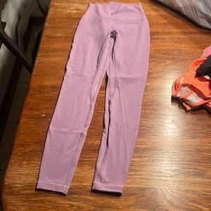 Lululemon align leggings. Color purple. Size 4.